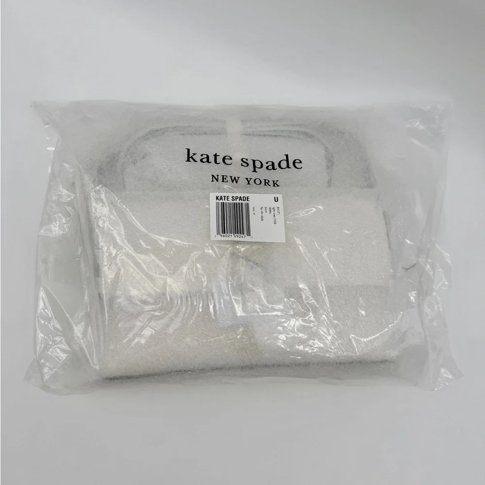 Kate Spade Knott Colorblocked Flap Chain Crossbody Light Cream Multi